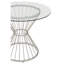 Kimber Round Glass Top Dining Table with Stainless Steel Base-1421367104-1421367111
