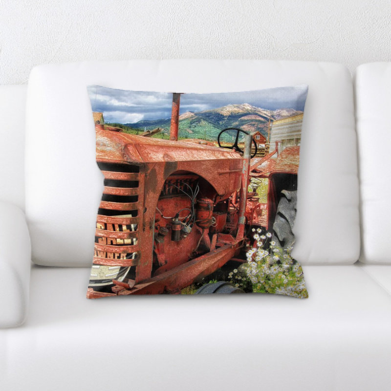 Coussin décoratif tracteur