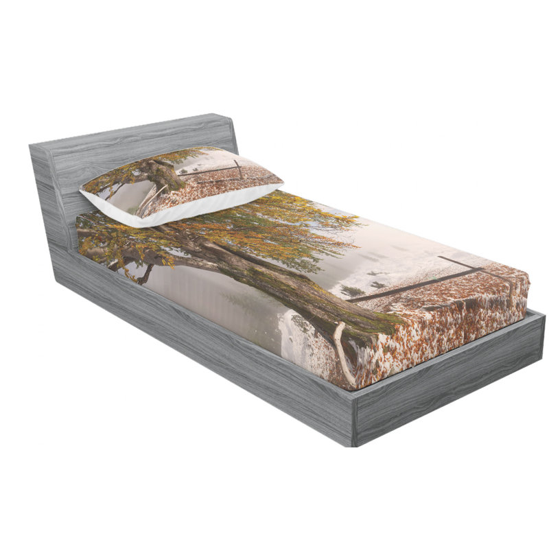 Microfiber Sheet Set, Twin XL Sheet Set with Fitted Sheet