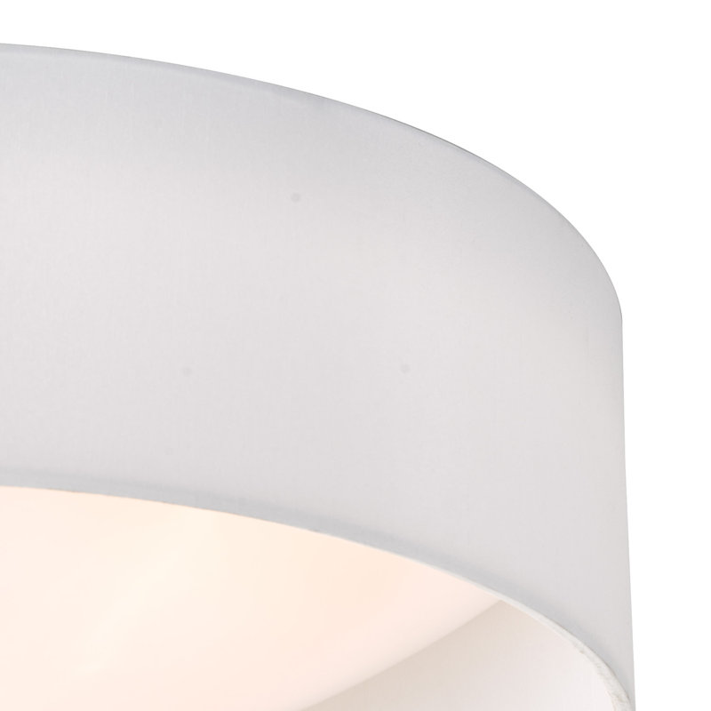 Prabhat Plastic Flush Mount, White