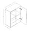 Armoire de rangement H 30 po x l 24 po x P 12 po Barrayo-198877226