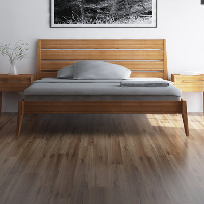 Phatima Solid Wood Slat Bed