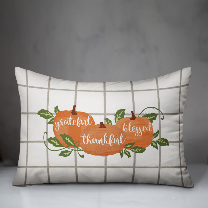 Housse et coussin rectangulaire Harvest Pumpkins
