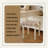 82.68"French-style integrated dressing table with a vanity mirror-1641848155