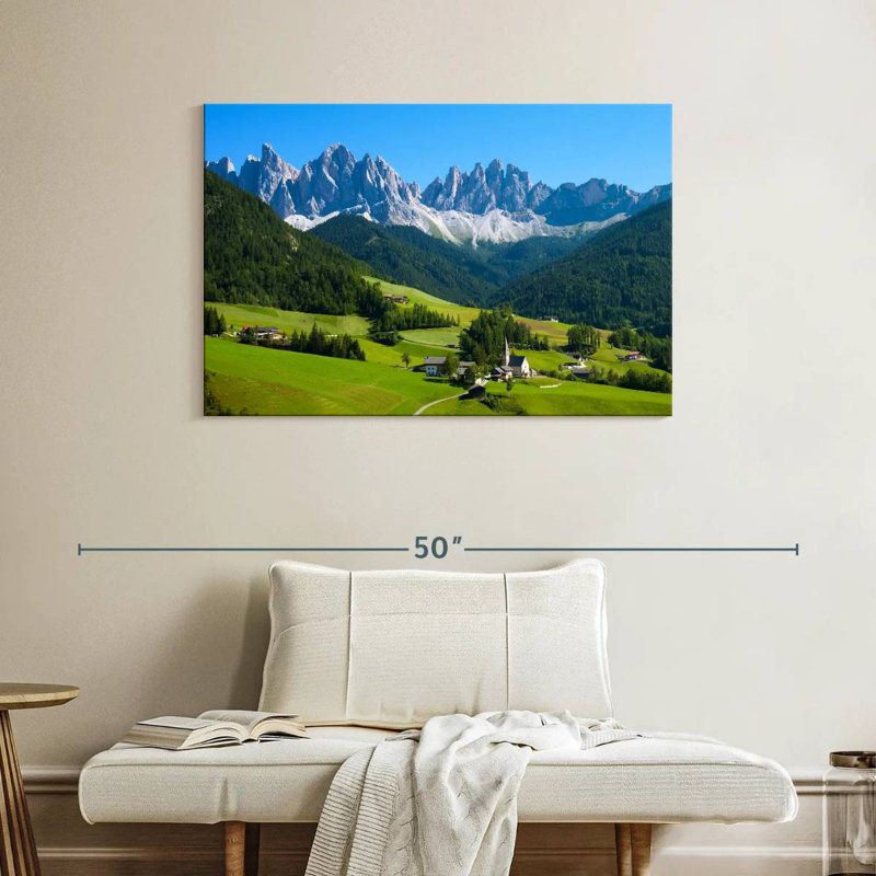 Village d'Alvord à Santa Maddalena, H 26 po x l 39 po