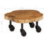 Enprise Coffee Table Solid Acacia Wood 60x55x25 cm