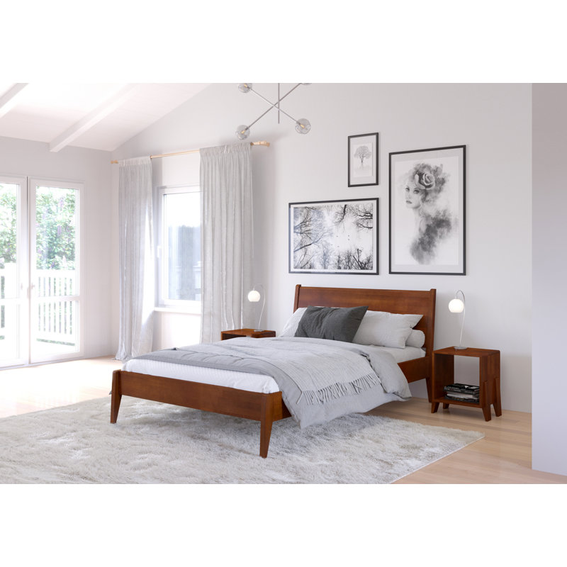 Solid Wood Bed, Super King (6'), Walnut