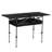 Adjustable Height Camping Table, Folding Portable Outdoor Table with Large Storage Organizer and Carrying Bag, Collapsible Picnic Table 120cm (L) x 55cm(W)