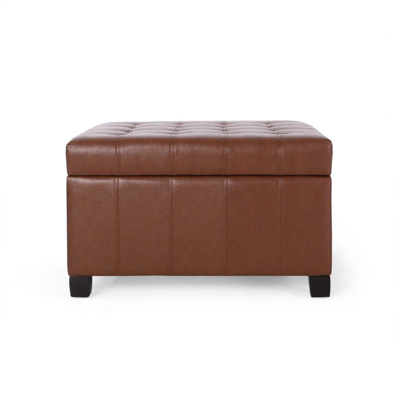 Modern Style Ottoman, Light Brown