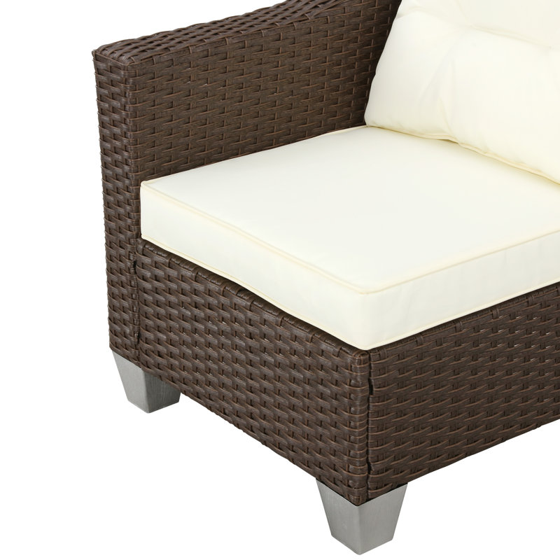 Chaise de patio avec coussins Bohiman