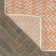 Chevron Modern Concentric Squares Orange/Cream Indoor/Outdoor Rug