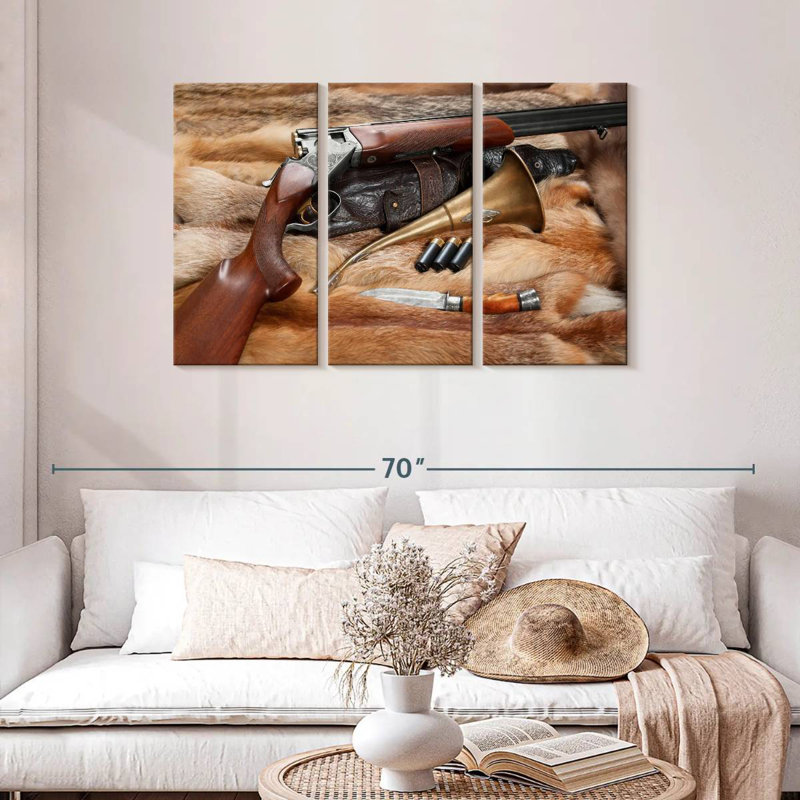 Senne Hunting Things, 28" H x 45" W