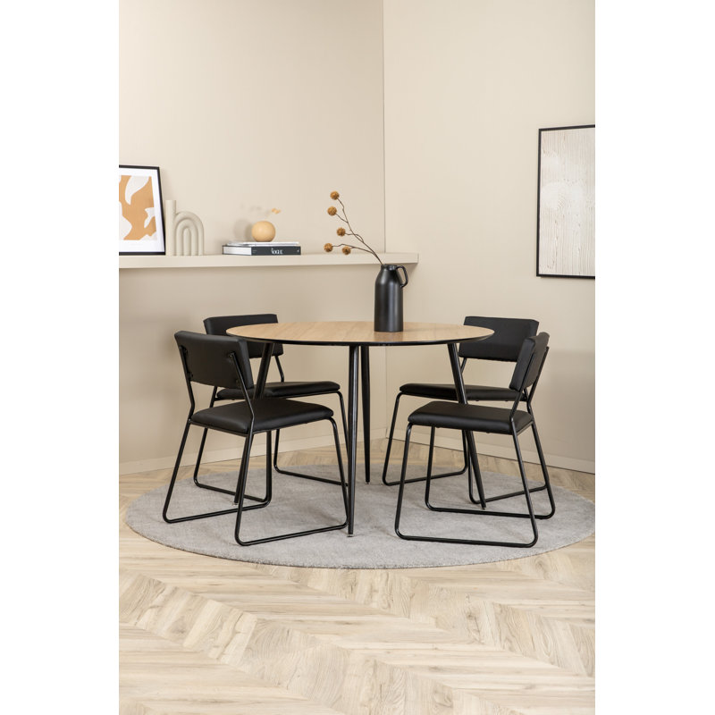 Alai 4 - Person Steel Dining Set