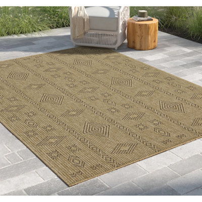 Tapis en polypropylène durable résistant aux taches pour les espaces intérieurs et extérieurs