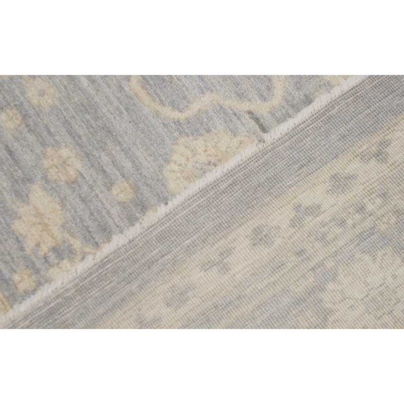 Sultanabad Hand-Knotted High-Quality Light Blue Area Rug