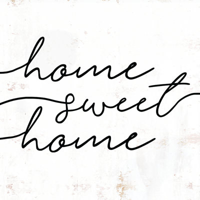Home Sweet Home 3 1 Piece Wrapped Canvas Wall Art