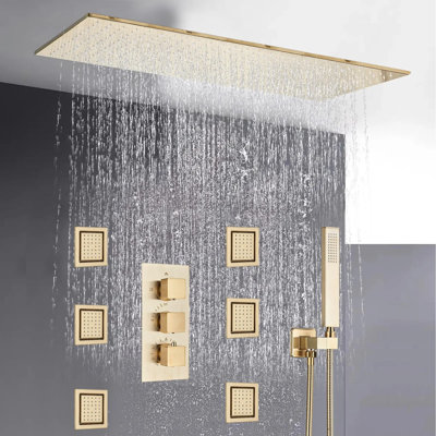 Thermostatic All-In-One Kit with Rough in-Valve