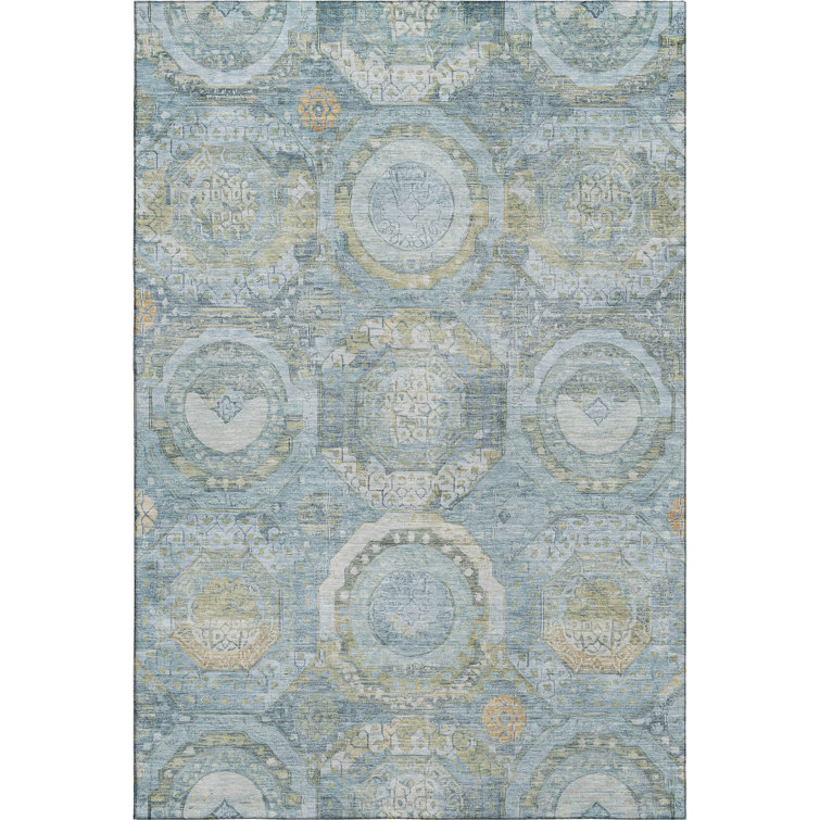 Premium Machine Washable Honig AMF1661 Panel Rug