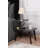 Modern Nightstand with Beech Legs, Anthracite Color, 19.7 x 21.7 x 15.7 inches | 100% Melamine Coated Particle Board, Thickness: 0.7 inches | Multiple Shelves for Storage | Stylish & Functional Industrial Design-1450366213
