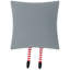 Housse de coussin Christmas Penguin Applique 18 po x 18 po