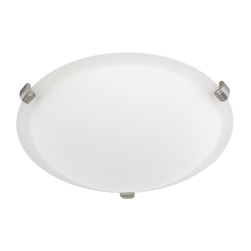 Plafonnier encastré 2 lumières 12 po Sandee, Blanc