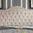 Fabric Upholstered Bed Frame with Adjustable Headboar,Wood Slat Support, Button Tufted Platform Bed-844276793-844276788