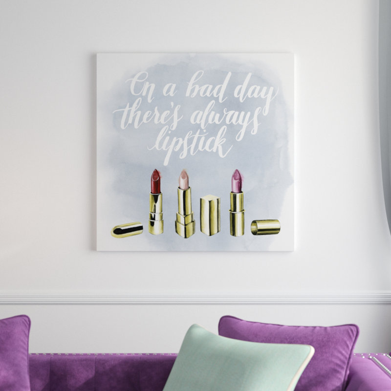 Let's Makeup I by Grace Popp - Wrapped Canvas Print, 76cm H x 76cm W
