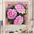 Toile naturelle avec cadre flottant
