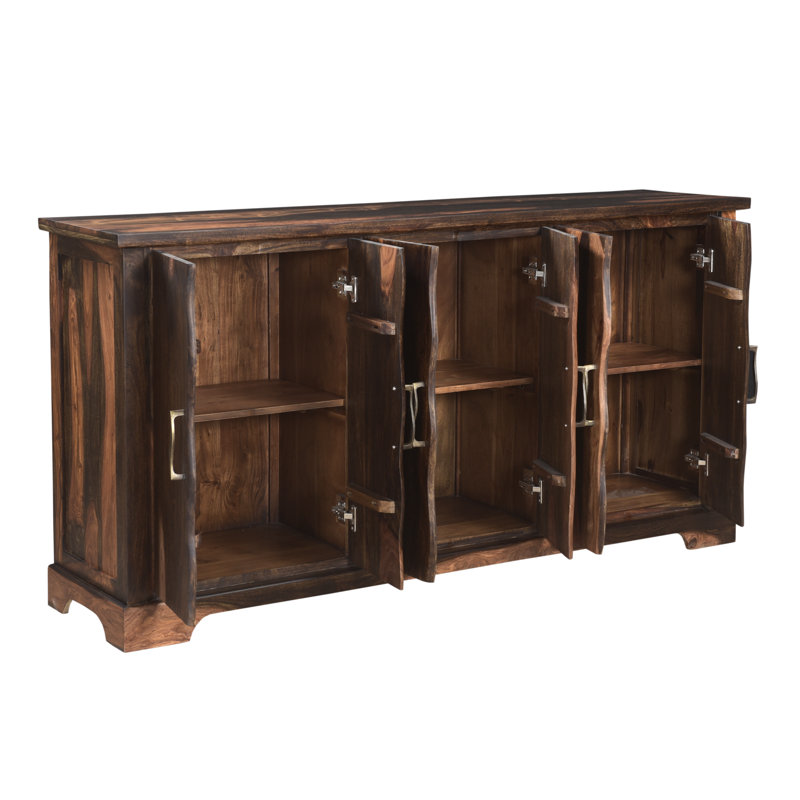 Chaliyah 72'' Solid Wood Sideboard, Walnut 
