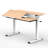 Leidah Adjustable Metal Base Standing Desk-516841654