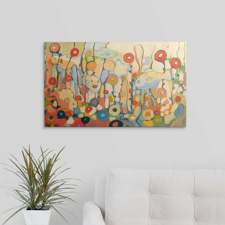 Nolani " Five Fish Hiding In My Undersea Poppy Garden " by Jennifer Lommers Red Barrel Studio® 