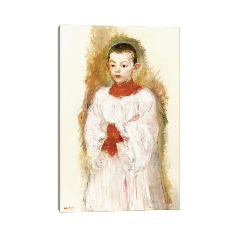 Choirboy (Enfant De Choeur), 1894 by Berthe Morisot - Wrapped Canvas Painting, 66.04 cm H x 45.72 cm W