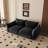 Minarik 2-Seat Chenille Fabric Upholstered Round Arm Sectional Loveseat-1438684223