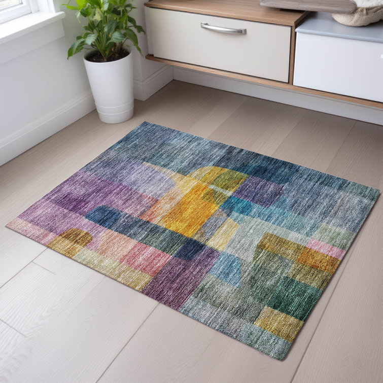Premium Machine Washable Albarran AMF1113 Modern Rug