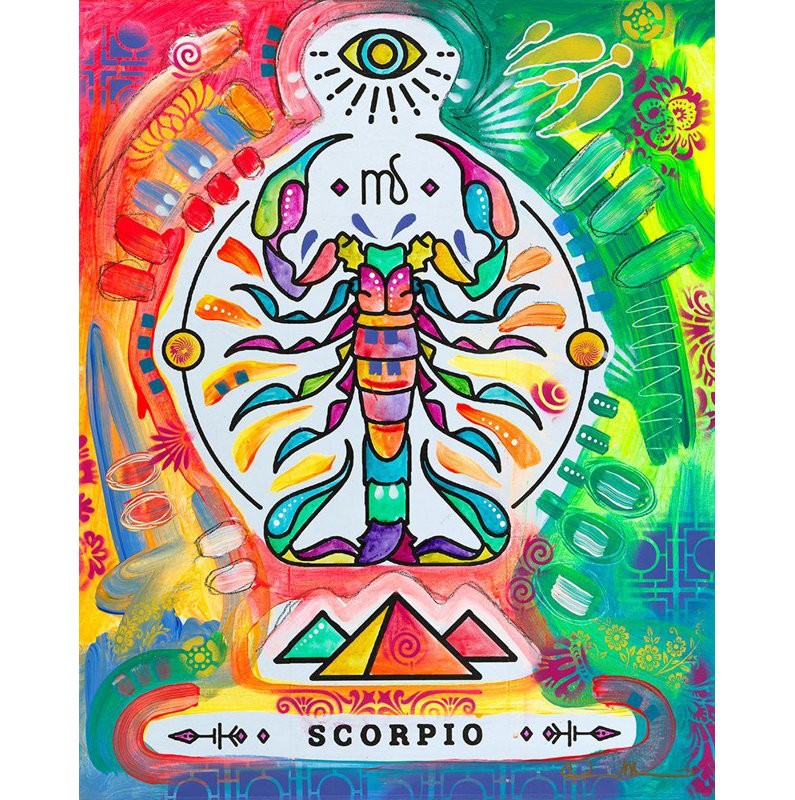 Art sur toile de la collection Dakota Fields de Dean Russo, titre: Scorpion