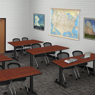 Nidal Cain Steel T-Base Training Seminar Table by Inbox Zero