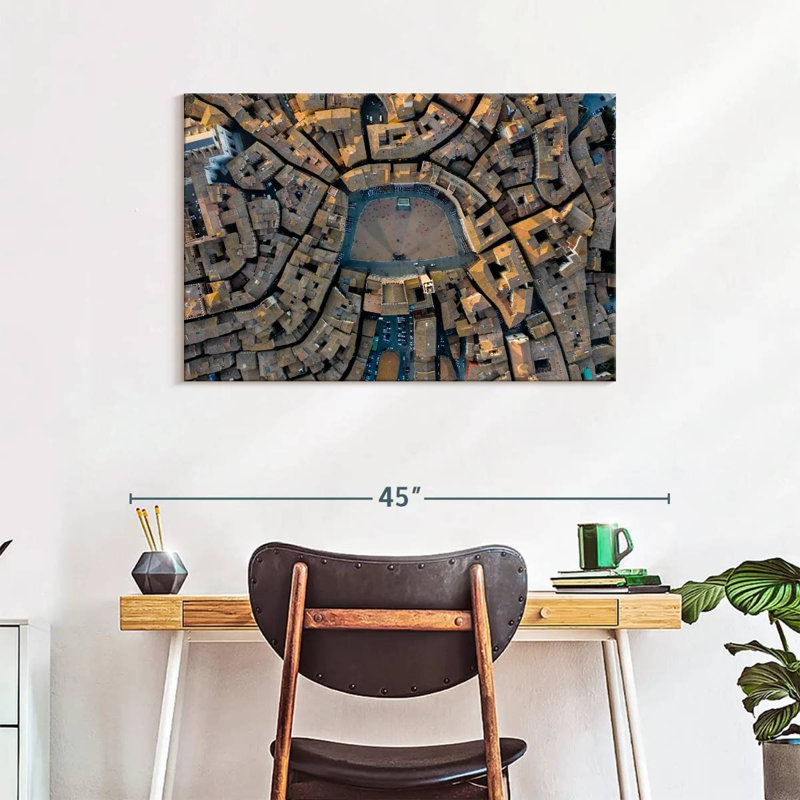 Kavia Piazza Del Campo, 24" H x 36" W