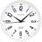 Accuracy Wi-Fi Atomic Wall Clock with Auto Daylight, 12.5" White, C5002