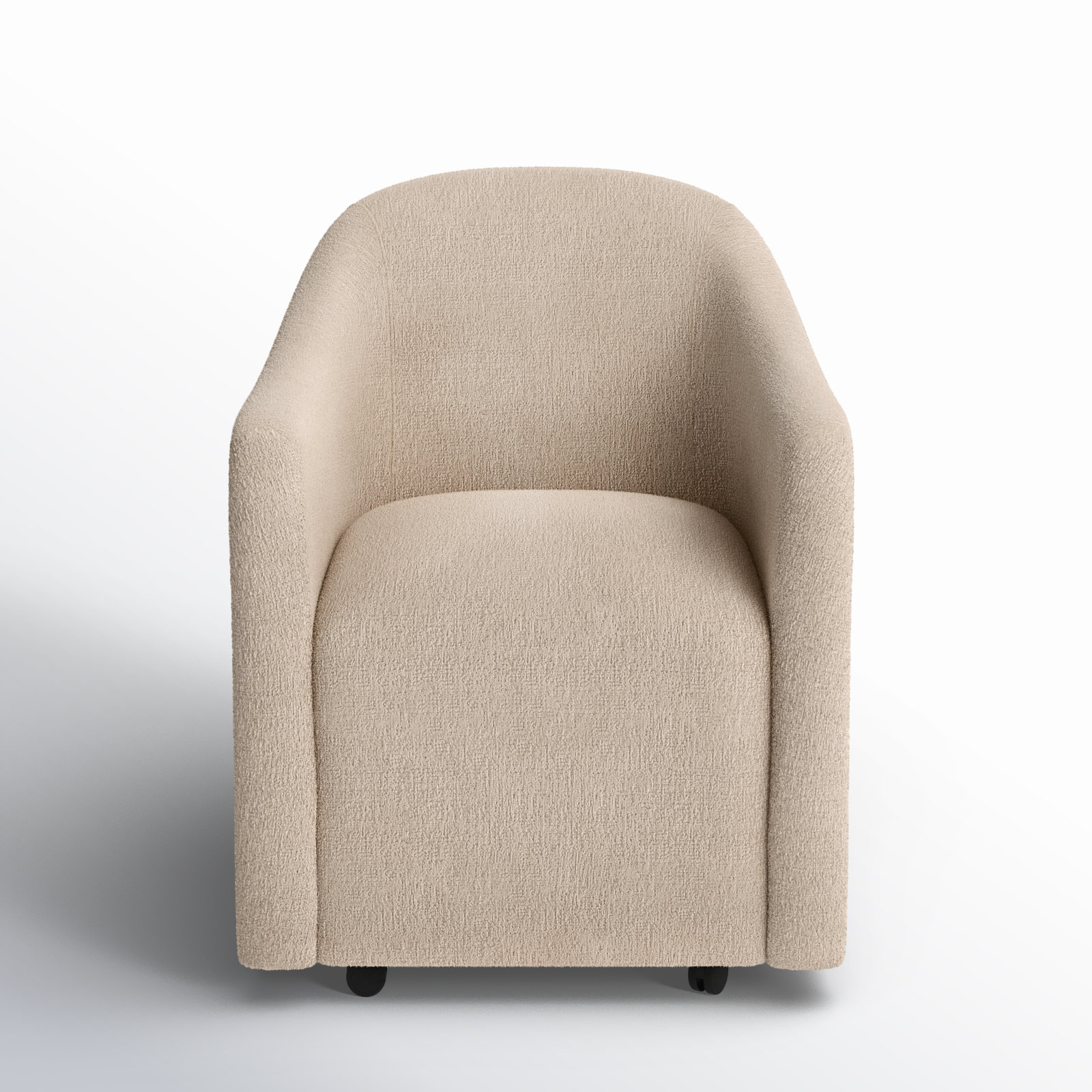Armchair, Beige Performance Chenille