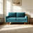 56.3" Velvet Spring-Padded Loveseat Comfort Sofas-23490267
