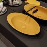 Bloom 74.42 Countertop (Vessel) Bathroom Sink in Matte Yellow