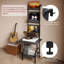 Manufactured Wood,Metal 144cm H Media Shelves-985049375