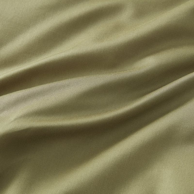 Ensemble de housse de couette 100% coton Trecie, Grand, Vert olive