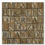 « grungy lettres large », art textuel sur toile tendue-23109837