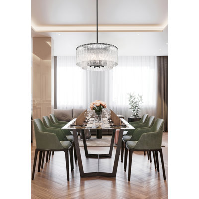 Luminaire suspendu 10 lumières Bukov