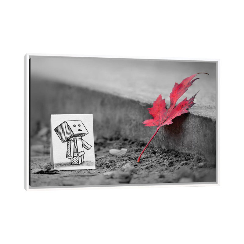 Something In Common by Ben Heine - Print on Canvas, White Framed, 66.04 cm H x 45.72 cm W