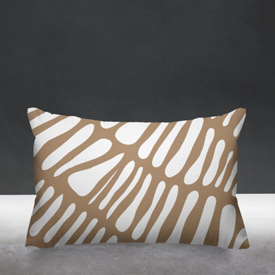 Locke Abstract Outdoor Reversible Throw Pillow