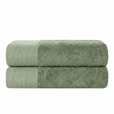 Ensemble de serviettes en rayonne de bambou et en coton mélangé hypoallergénique
