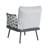 Mariano Steel 4-Pieces Coversation Set, Grey-210516614-210516613