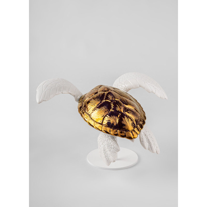 Sea Turtles Couple, 7.48" H x 12.99" W x 9.45" D, 1
